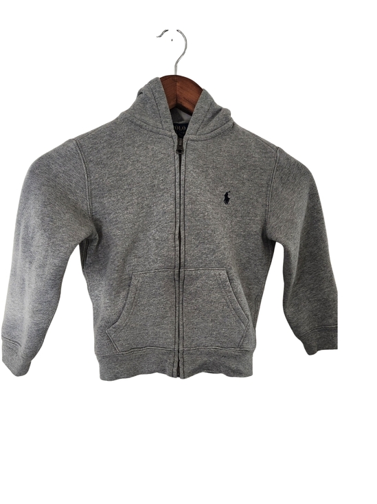 Polo Ralph Lauren Other - Boys Polo Ralph Lauren Gray Hooded Zip Sweater